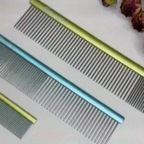 KFX-9177533 Stainless Steel Pet Grooming Comb for Dogs and Cats