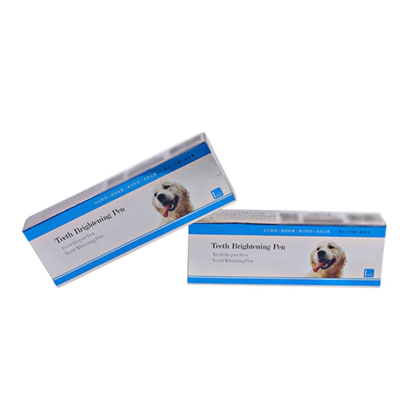 KFX-9177917 Pet Dental Care Kit - Teeth Whitening Pen Set for Dogs and Cats with Soft Brush and Toothbrush, Anti-inflammatory Formula