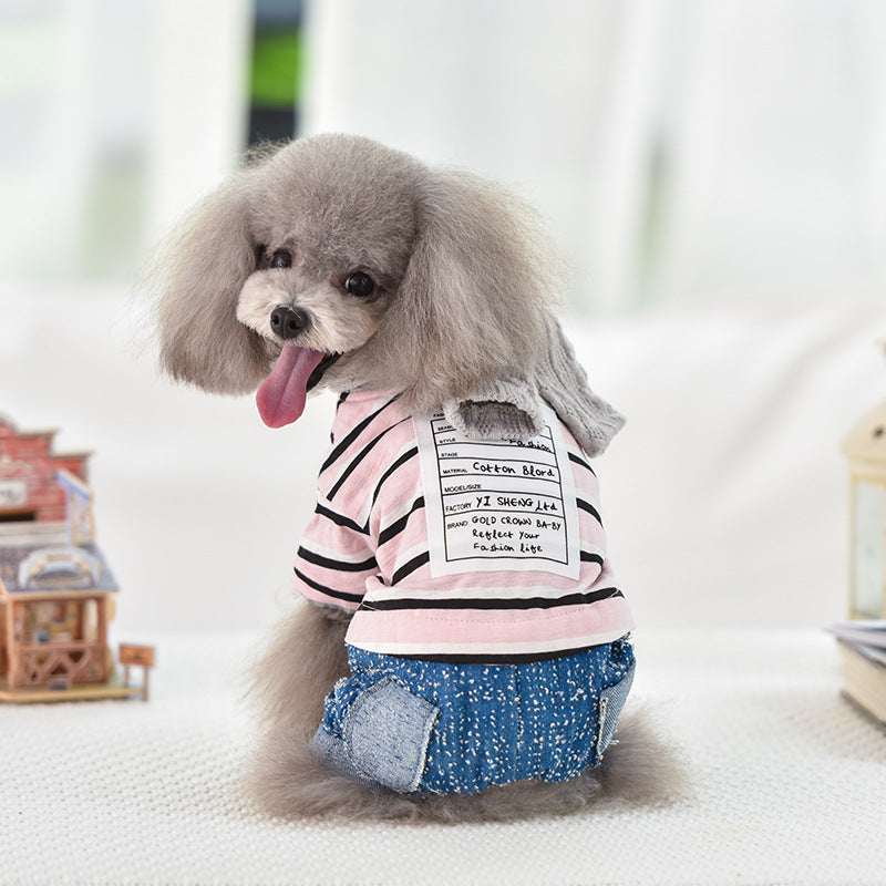 KFX-9180221 Four-Legged Cloth Outfit for Small to Extra Large Pets