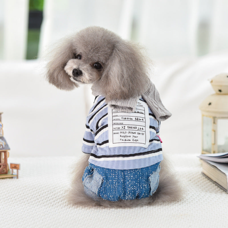 KFX-9180221 Four-Legged Cloth Outfit for Small to Extra Large Pets