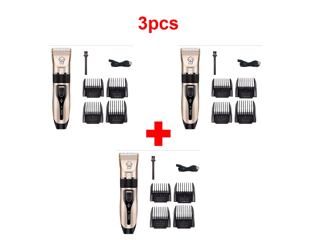 KFX-9181629 Professional Pet Grooming Clipper with Titanium Ceramic Blade and Long-Lasting Battery