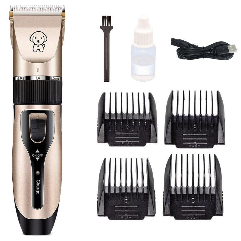KFX-9181629 Professional Pet Grooming Clipper with Titanium Ceramic Blade and Long-Lasting Battery