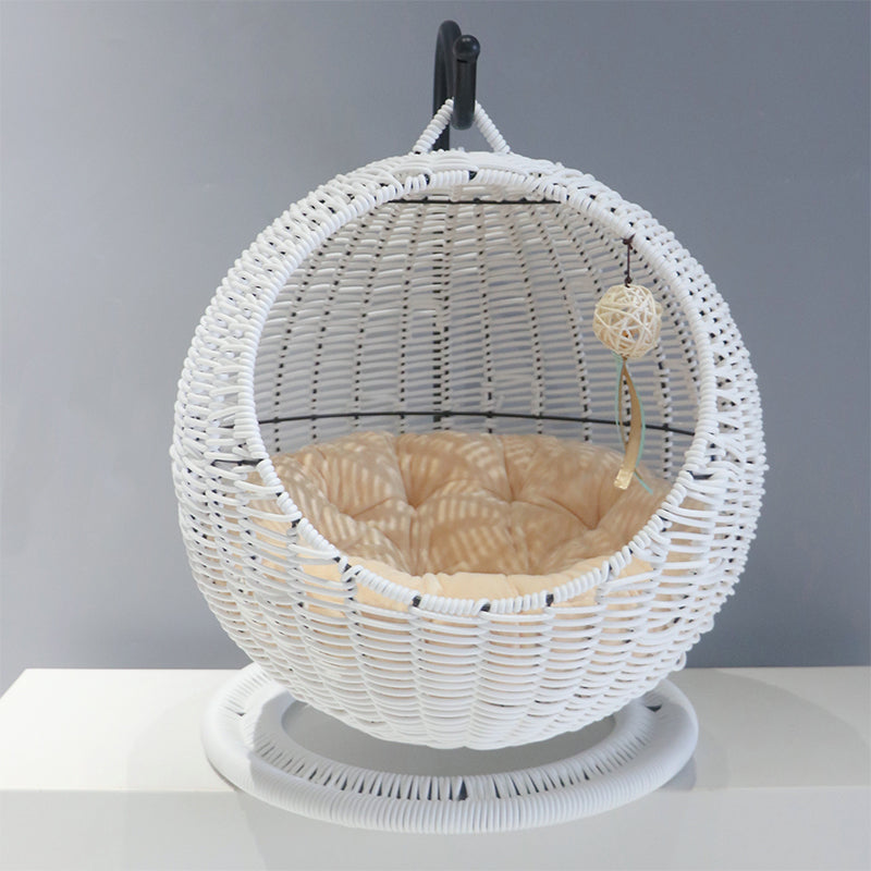 KFX-9185853 Large Rattan Cat Nest Hanging Basket for All Seasons