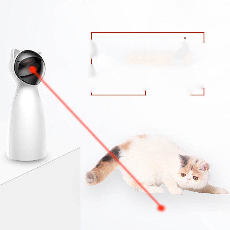 KFX-9186621 Automatic Laser Timer Toy for Cats - Dual Mode Laser and Flashlight