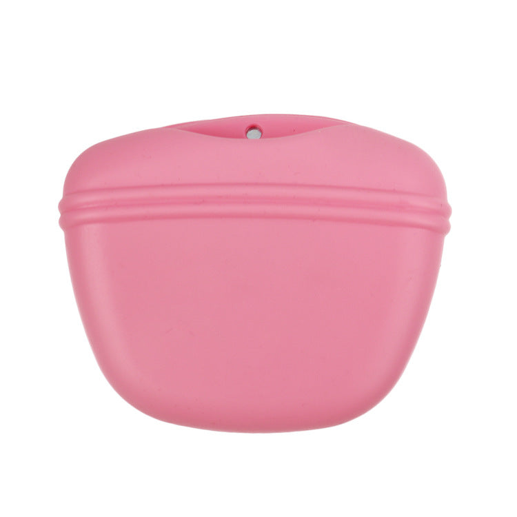 KFX-9188029 Silicone Portable Pet Training Waist Bag - Environmentally Friendly, Multi-Color Options