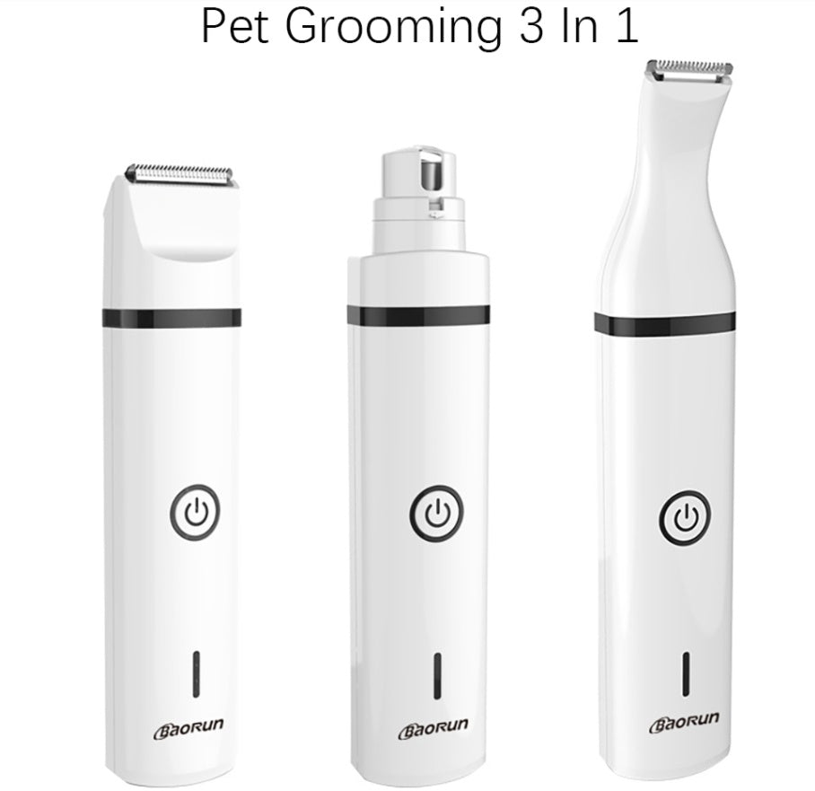 KFX-9193149 Pet Shaver with Nail Sharpener and Foot Hair Blades