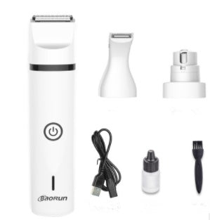KFX-9193149 Pet Shaver with Nail Sharpener and Foot Hair Blades