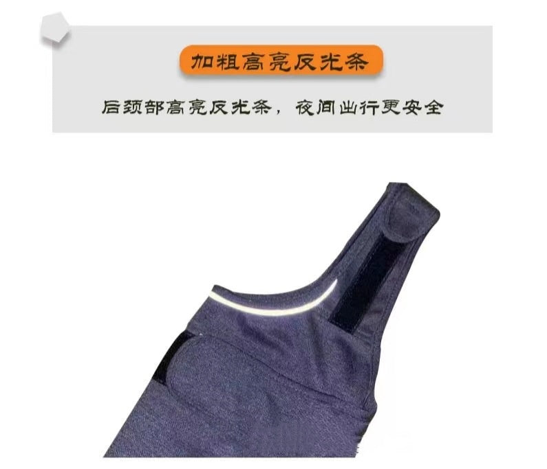 KFX-9196989 Cozy Dog Anxiety Jacket - Warm Vest in Heather Gray for All Sizes