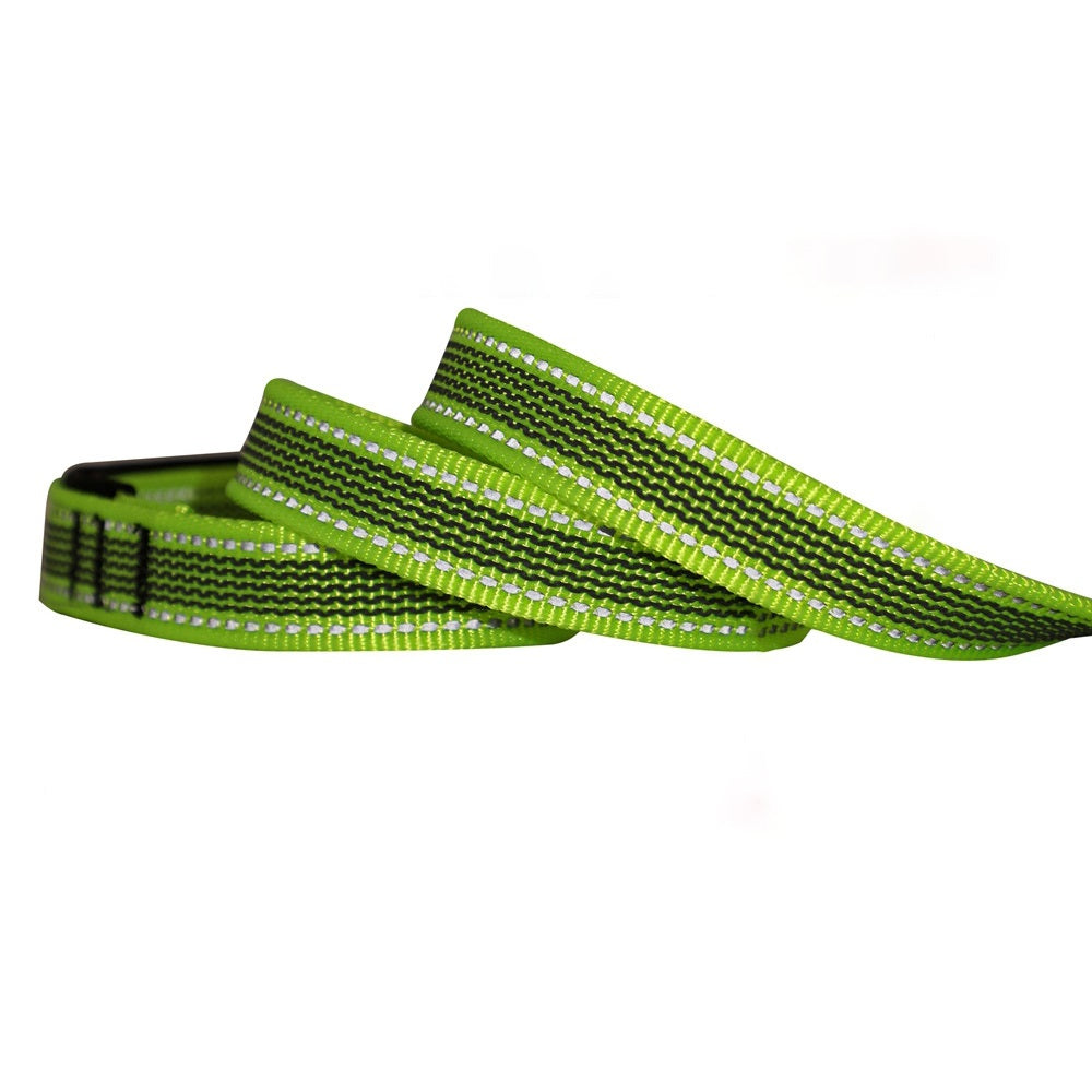 KFX-9197117 Reflective Nylon Pet Traction Rope with Non-Slip Handle, Multiple Lengths Available