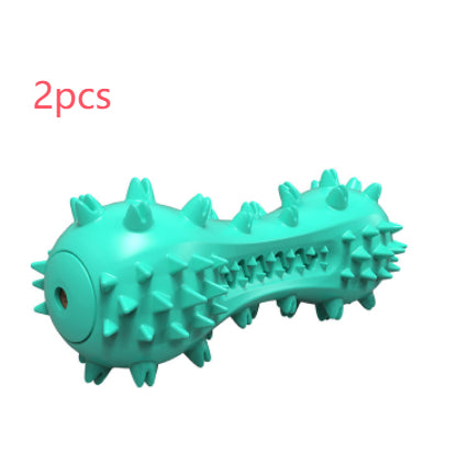KFX-9198141 Talking Dog Toothbrush Toy - Interactive Dental Chew for Dogs in Blue, Green, Yellow
