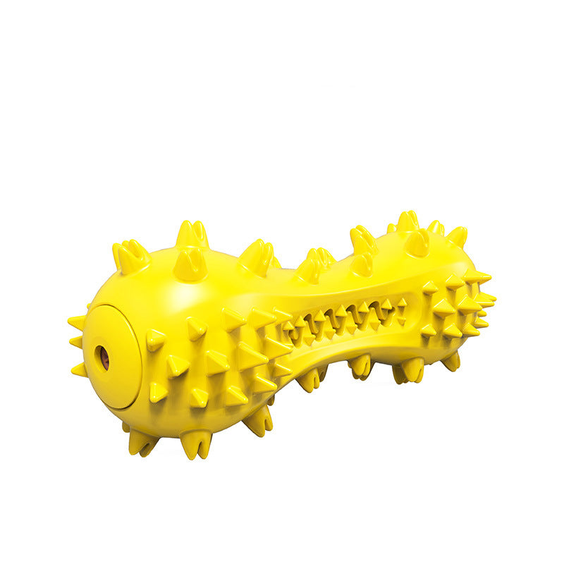 KFX-9198141 Talking Dog Toothbrush Toy - Interactive Dental Chew for Dogs in Blue, Green, Yellow