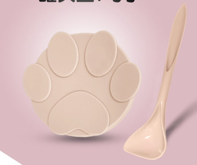 KFX-9198781 Universal Silicone Lid for Dog Canned Food - Fresh-Keeping Sealing Solution with Spoon Options