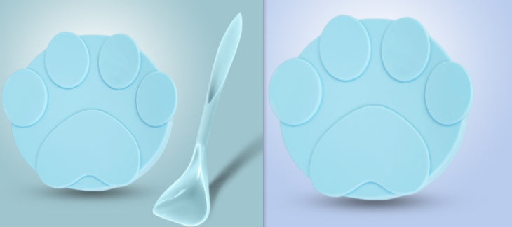 KFX-9198781 Universal Silicone Lid for Dog Canned Food - Fresh-Keeping Sealing Solution with Spoon Options