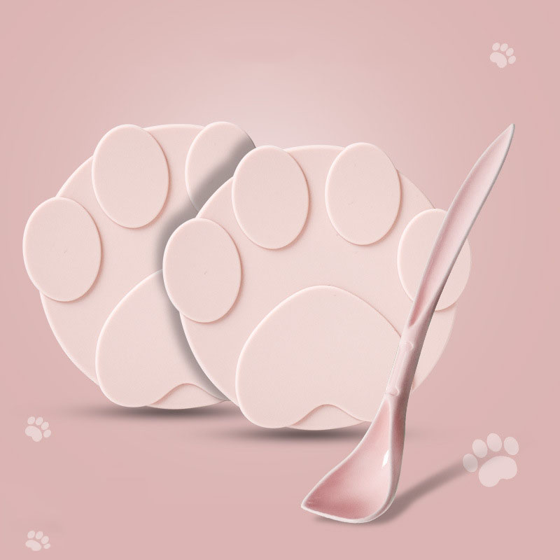 KFX-9198781 Universal Silicone Lid for Dog Canned Food - Fresh-Keeping Sealing Solution with Spoon Options