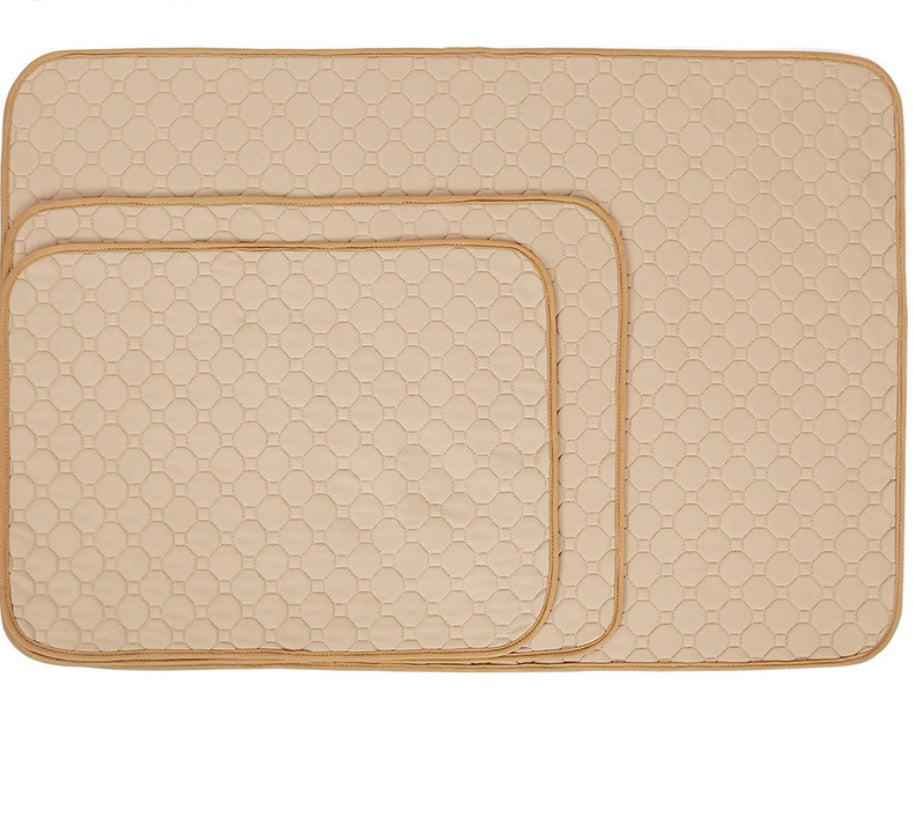 KFX-9199165 Absorbent Dog Urine Pad with Non-Slip Waterproof Bottom - Machine Washable, Eco-Friendly Cotton, Multiple Sizes Available
