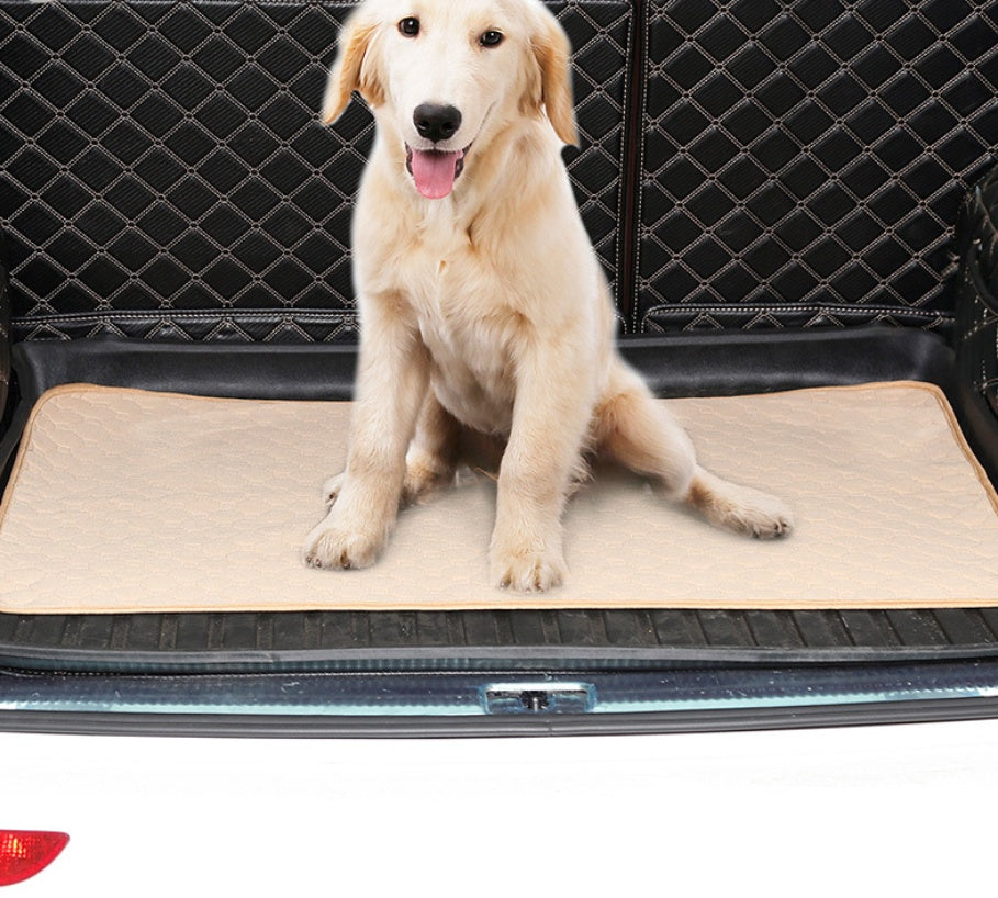 KFX-9199165 Absorbent Dog Urine Pad with Non-Slip Waterproof Bottom - Machine Washable, Eco-Friendly Cotton, Multiple Sizes Available