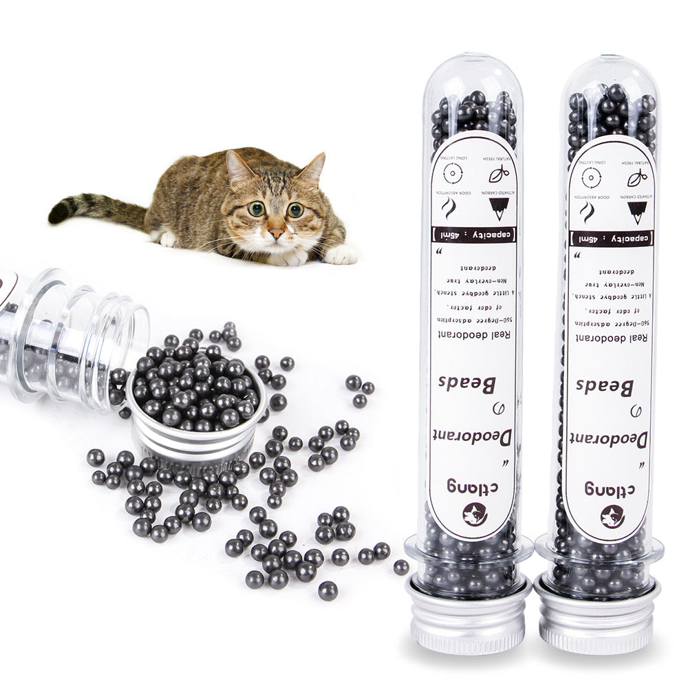 KFX-9203133 Activated Carbon Cat Litter Deodorizing Powder – Odor Neutralizer for Cat Litter Box
