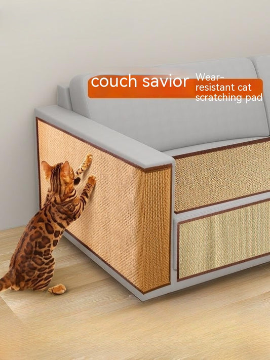 KFX-9203261 Wear-Resistant Cat Scratch Board for Sofa Protection with Fixing Nails and Adhesive Tape