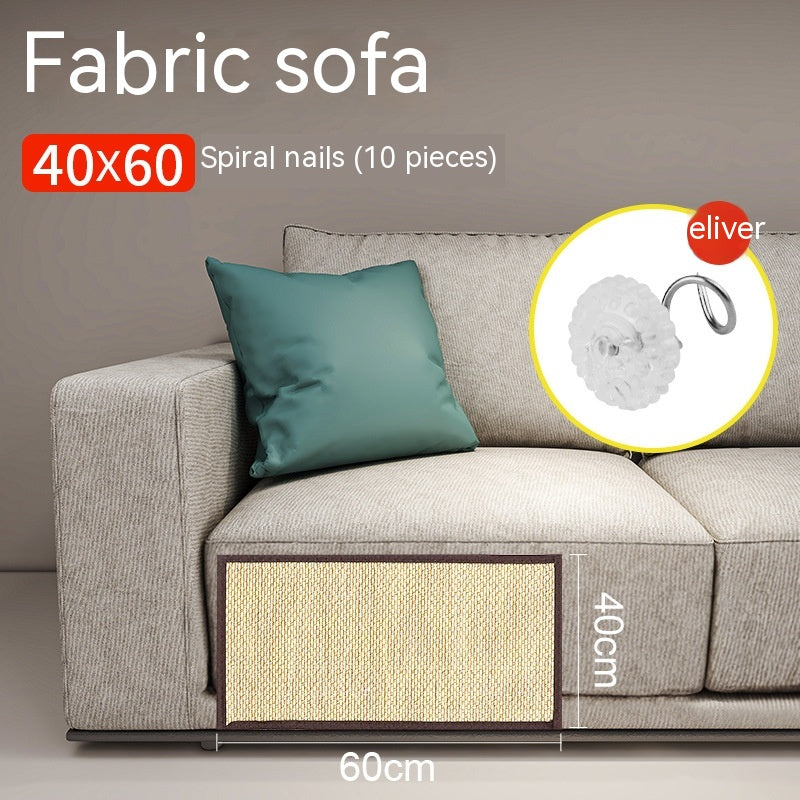 KFX-9203261 Wear-Resistant Cat Scratch Board for Sofa Protection with Fixing Nails and Adhesive Tape