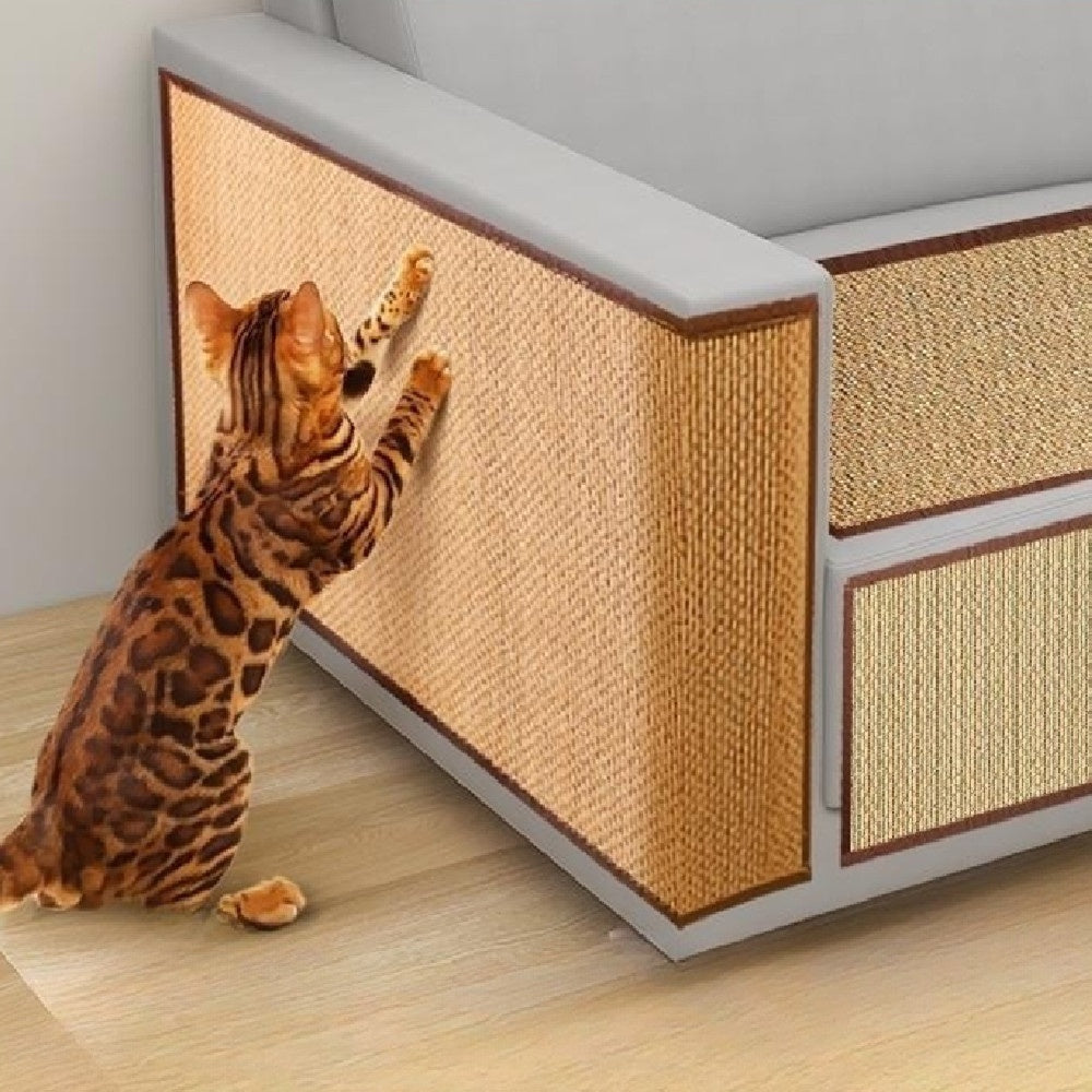 KFX-9203261 Wear-Resistant Cat Scratch Board for Sofa Protection with Fixing Nails and Adhesive Tape