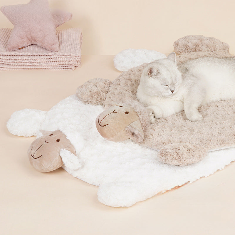 KFX-9204925 Comfy Cat and Dog Mat for Indoor Use - Soft and Durable Pet Floor Mat