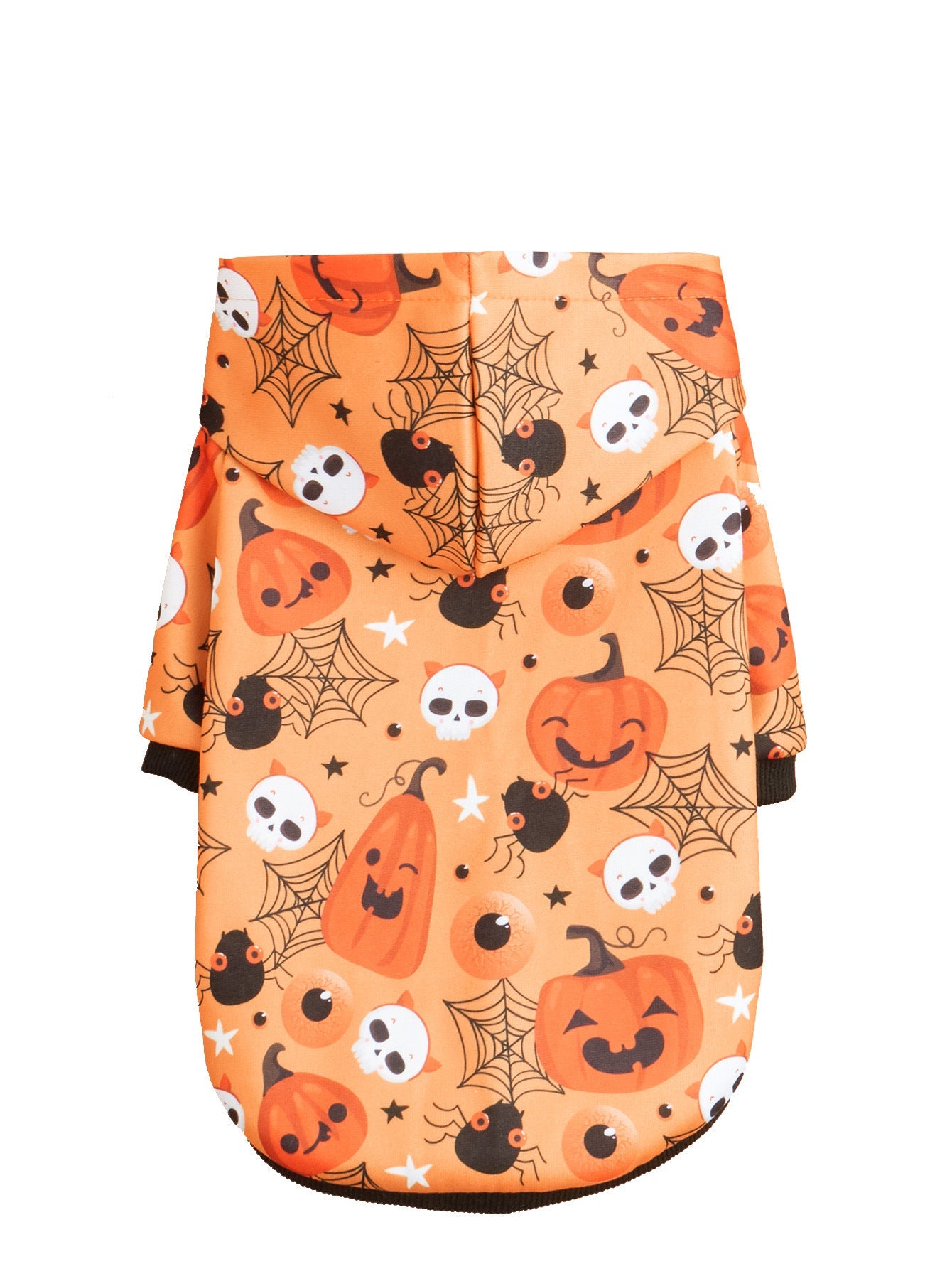 KFX-9208125 Halloween-Themed Pet Clothing for Small and Medium Dogs and Cats - Pumpkin & Skull Designs