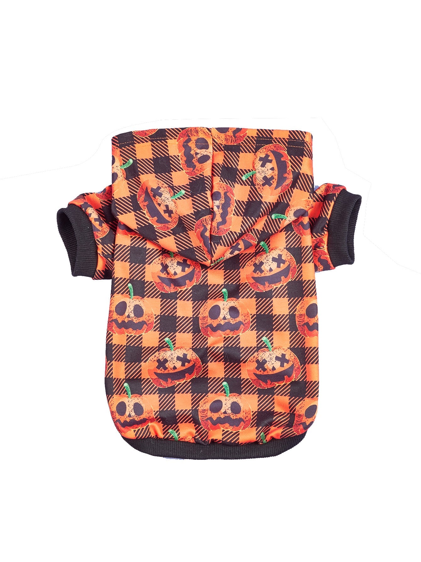 KFX-9208125 Halloween-Themed Pet Clothing for Small and Medium Dogs and Cats - Pumpkin & Skull Designs