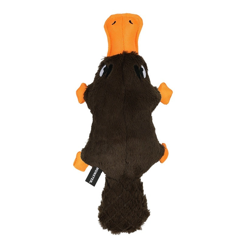 KFX-9210429 Platypus Plush Dog Toy with Sound Simulation