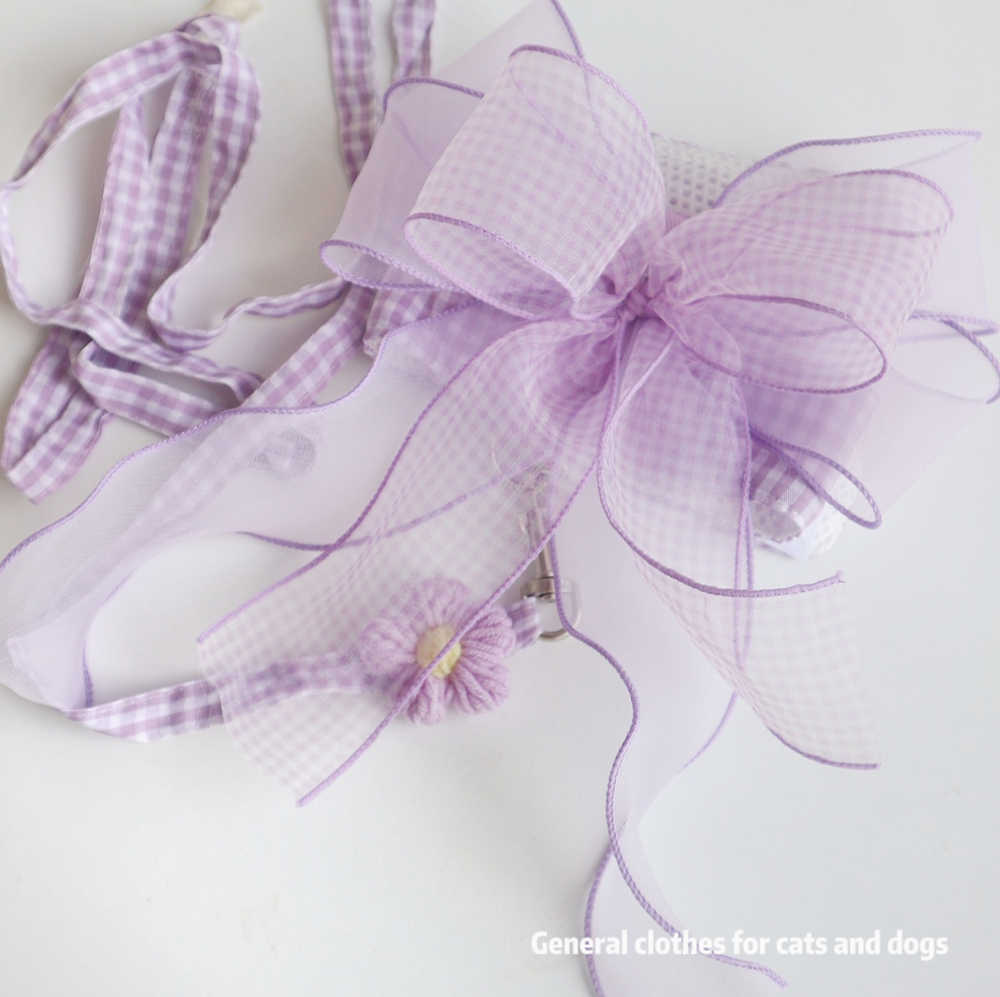 KFX-9222717 Purple Plaid Traction Clothing for Dogs and Cats in Various Sizes