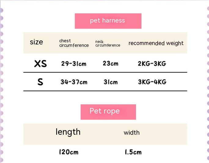 KFX-9223613 Diamond Pattern PU Leather Pet Vest Suit for Dogs and Cats - Pink & Green, XS and S Sizes Available