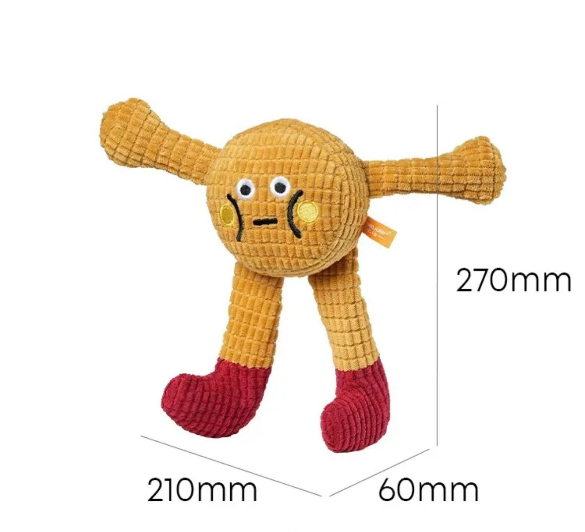 KFX-9223997 Squeaky Catnip Toy for Cats and Dogs, Ideal for Chewing and Dental Care