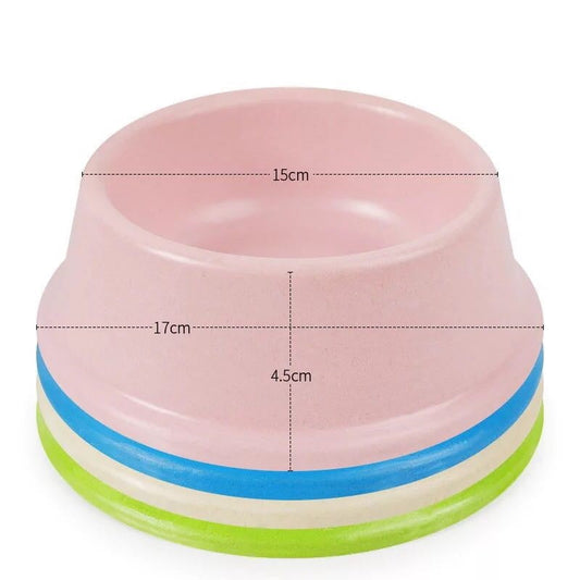 KFX-9224509 Eco-Friendly Bamboo Fiber Dog Bowl - Round & Square Options Available in Various Sizes