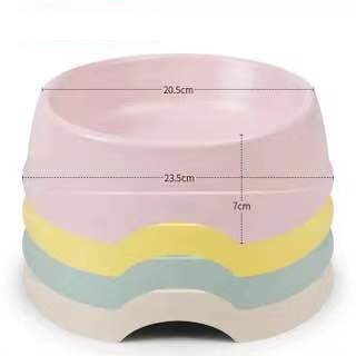 KFX-9224509 Eco-Friendly Bamboo Fiber Dog Bowl - Round & Square Options Available in Various Sizes