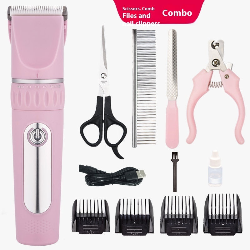 KFX-9225917 Multifunctional Pet Shaver Suit with Dual-Use Clipper and Noise Reduction Features