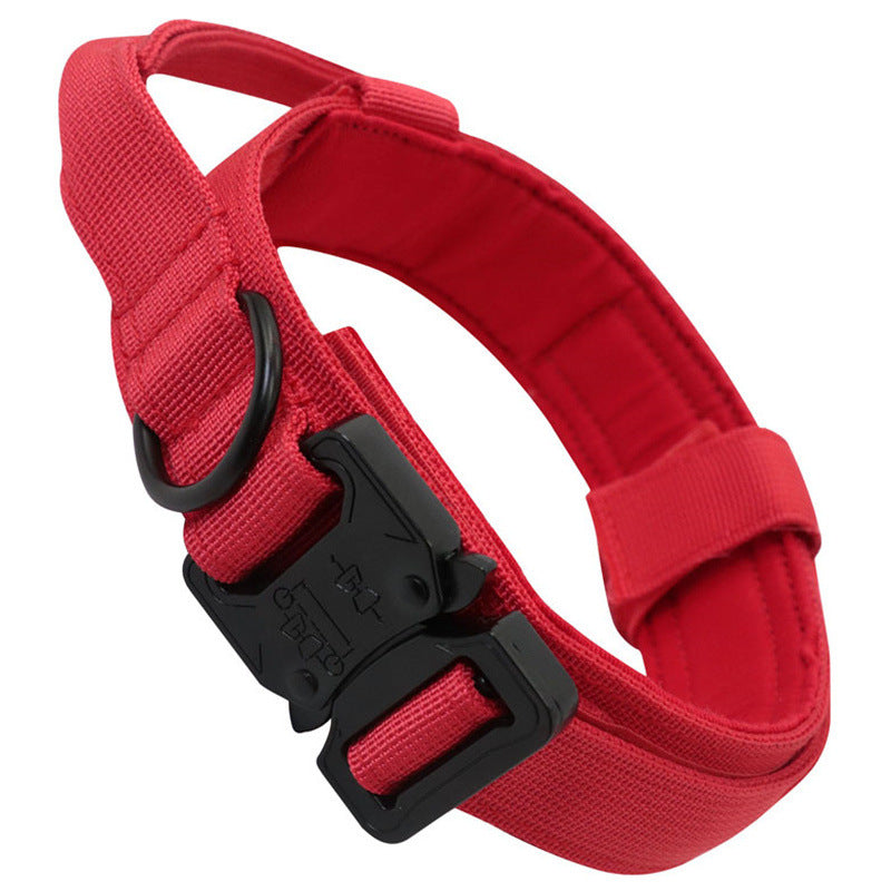 KFX-9226301 Adjustable Nylon Dog Leash for Large and Medium Dogs - Monochrome Colors Available
