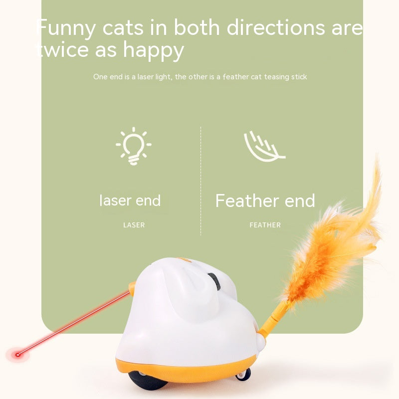 KFX-9230909 Dynamic Self-Interactive Laser Cat Teaser Toy with Adjustable Features