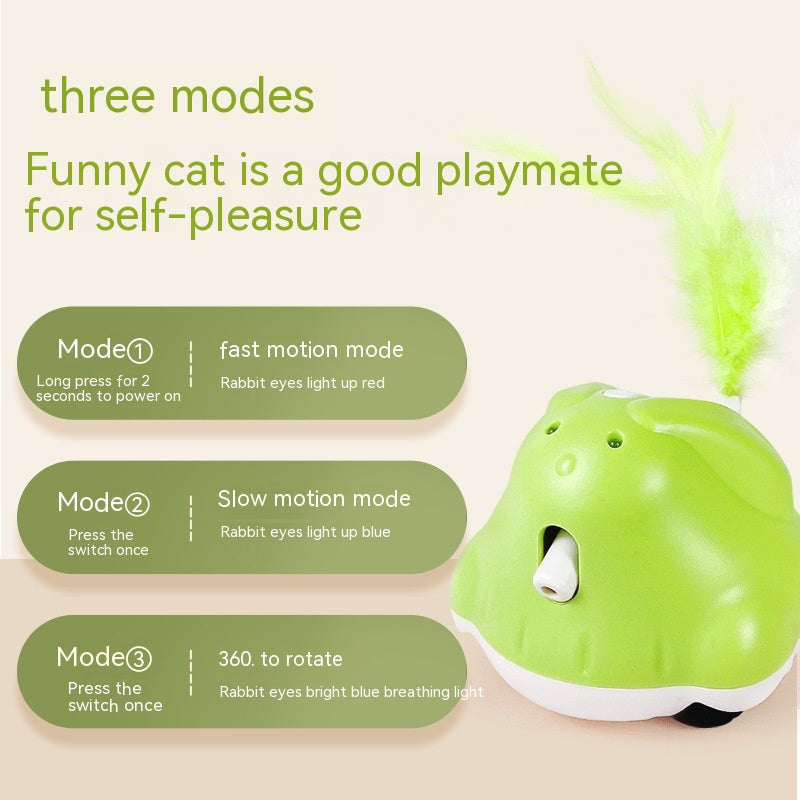 KFX-9230909 Dynamic Self-Interactive Laser Cat Teaser Toy with Adjustable Features