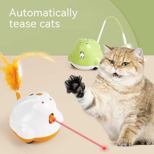 KFX-9230909 Dynamic Self-Interactive Laser Cat Teaser Toy with Adjustable Features