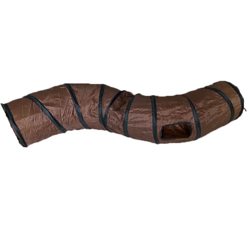 KFX-9235133 Foldable S-Shaped Cat Tunnel in Multi-Colors for Playful Pets