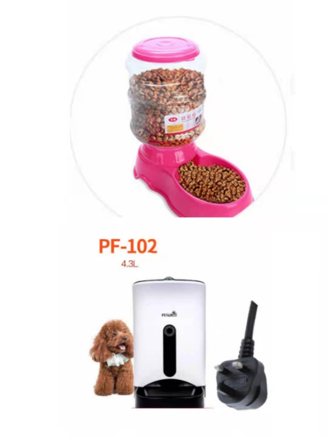 KFX-9239613 Automatic 3.5L Pet Feeding and Drinking Station for Cats and Dogs