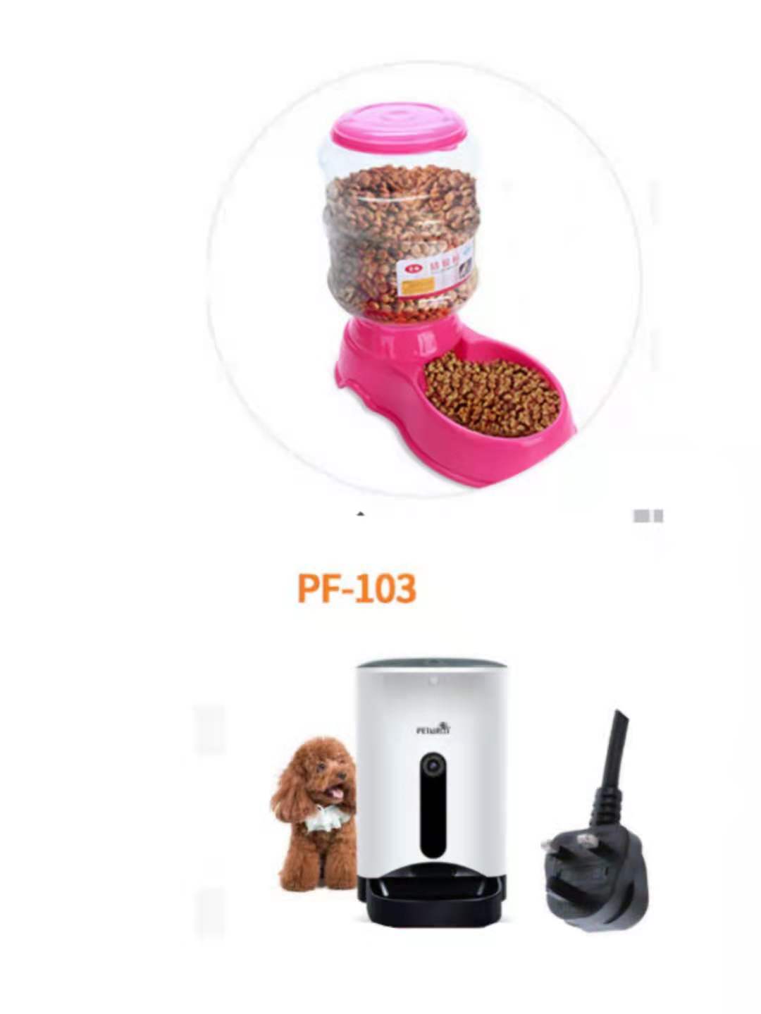 KFX-9239613 Automatic 3.5L Pet Feeding and Drinking Station for Cats and Dogs
