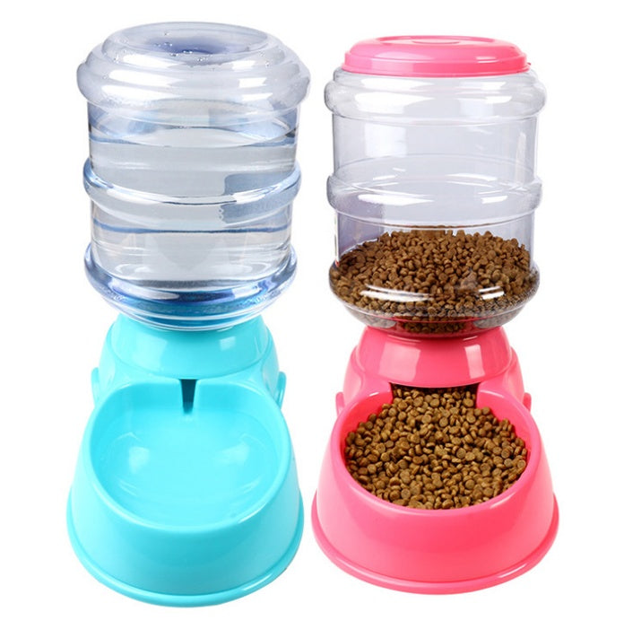 KFX-9239613 Automatic 3.5L Pet Feeding and Drinking Station for Cats and Dogs
