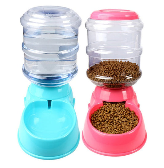 KFX-9239613 Automatic 3.5L Pet Feeding and Drinking Station for Cats and Dogs