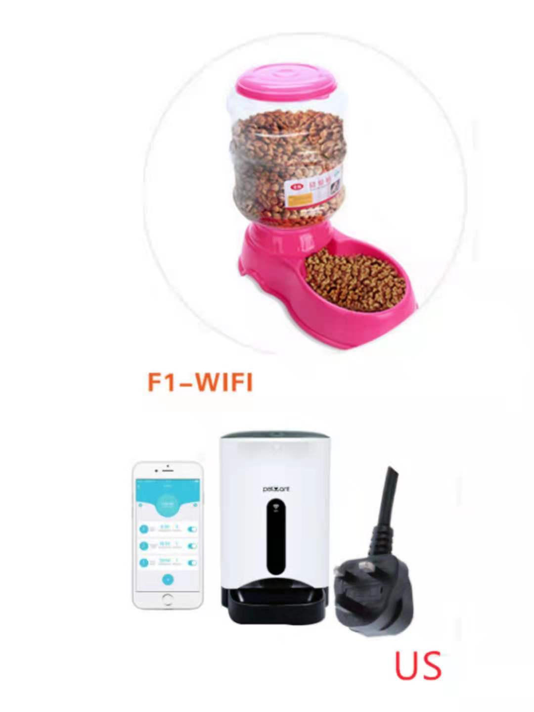 KFX-9239613 Automatic 3.5L Pet Feeding and Drinking Station for Cats and Dogs