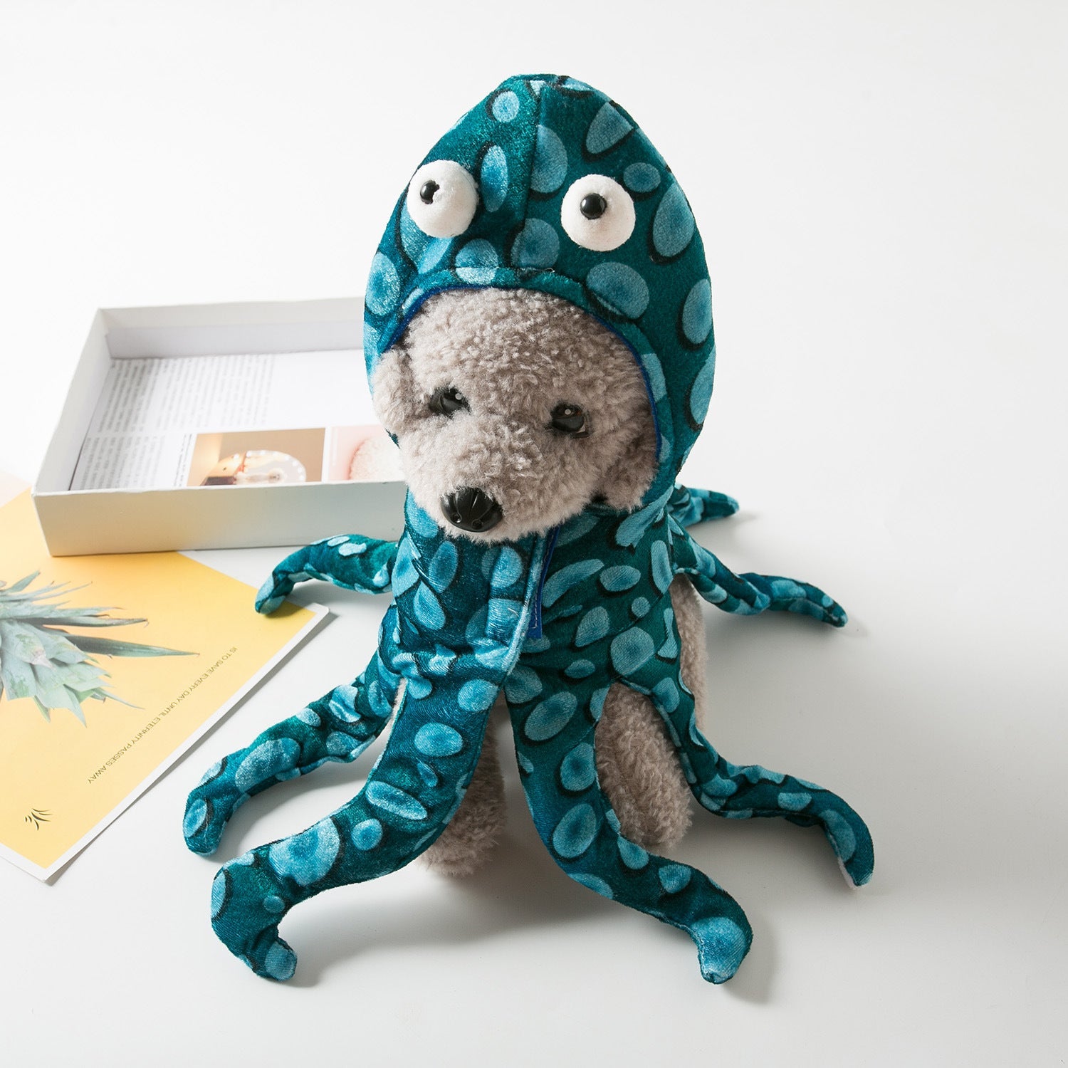 KFX-9239997 Cute Octopus Costume Headwear for Pets - Polyester Material, Casual Style