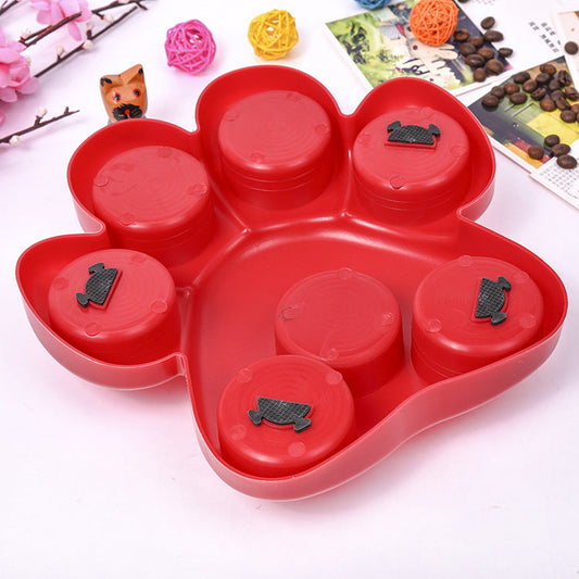 KFX-9241789 Pet Puzzle Feeder Toy for Dogs and Cats - Natural Rubber, 25x25 cm