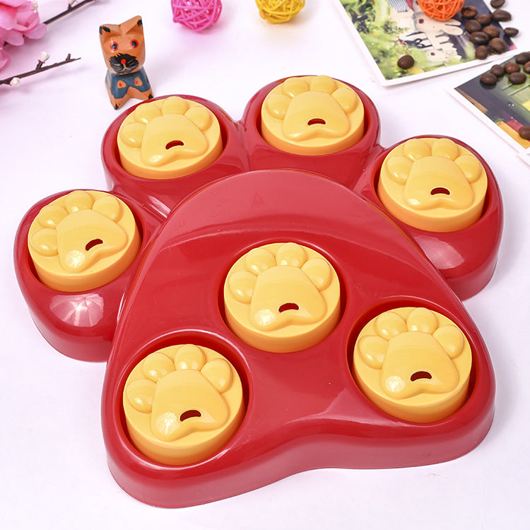 KFX-9241789 Pet Puzzle Feeder Toy for Dogs and Cats - Natural Rubber, 25x25 cm