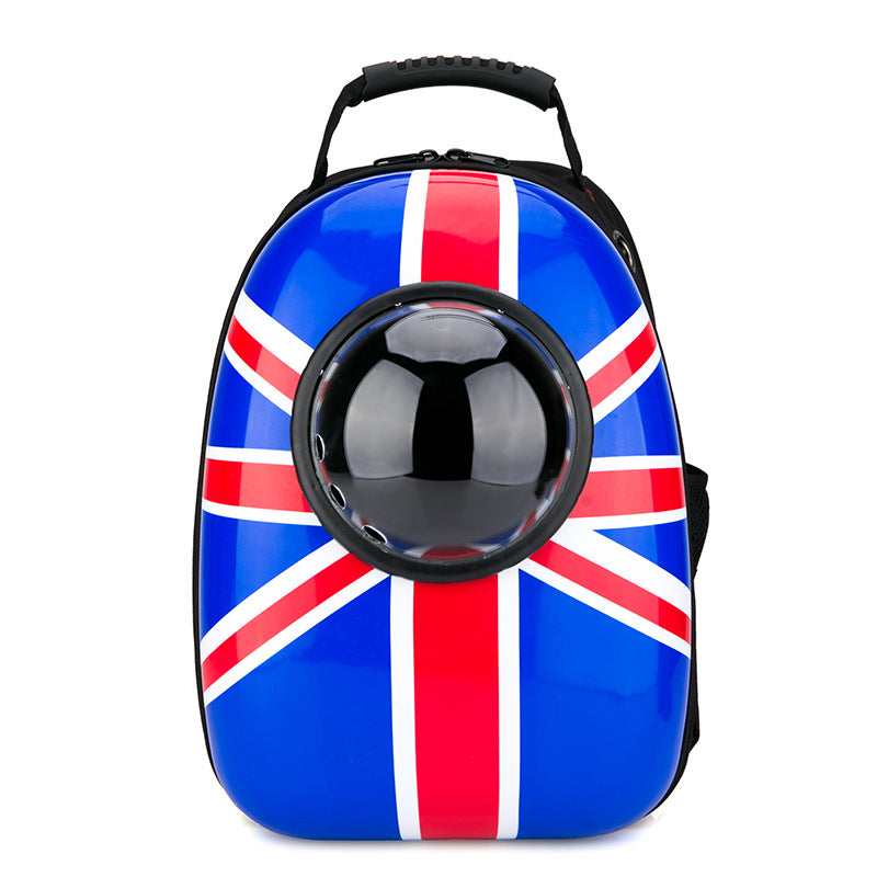 KFX-9245245 Space Capsule Pet Carrier Bag - Durable PC and Oxford Fabric with Ample Room for Comfort