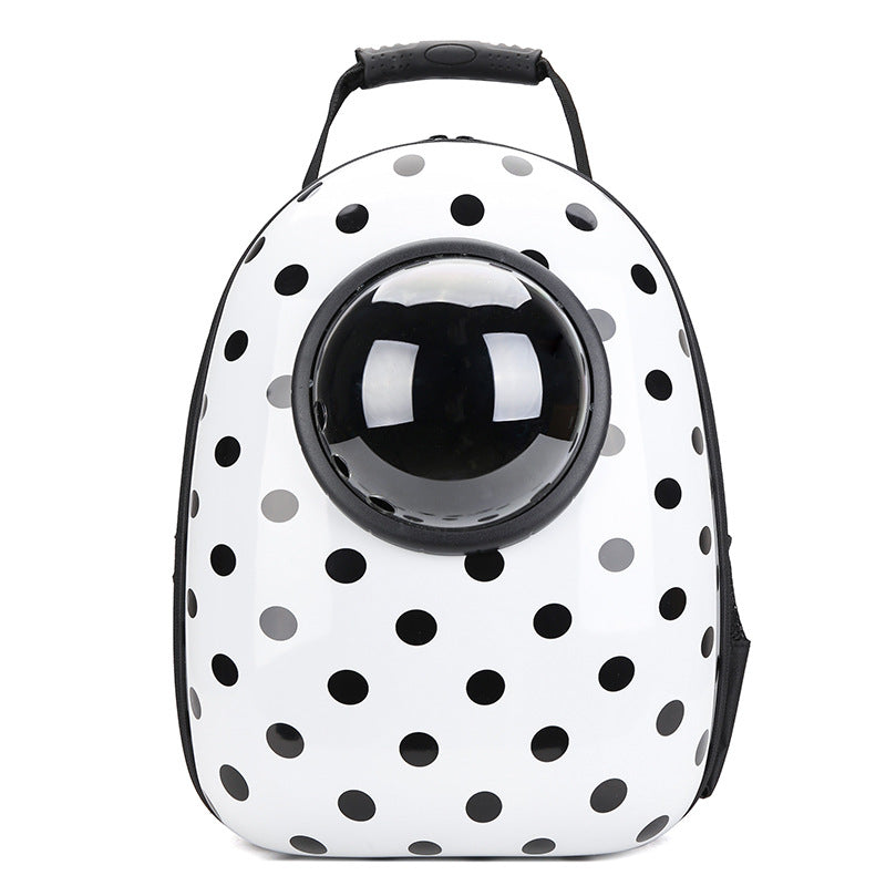 KFX-9245245 Space Capsule Pet Carrier Bag - Durable PC and Oxford Fabric with Ample Room for Comfort