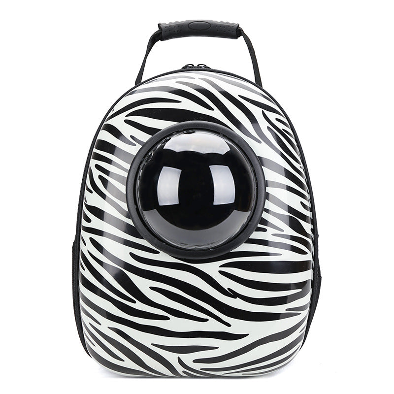 KFX-9245245 Space Capsule Pet Carrier Bag - Durable PC and Oxford Fabric with Ample Room for Comfort